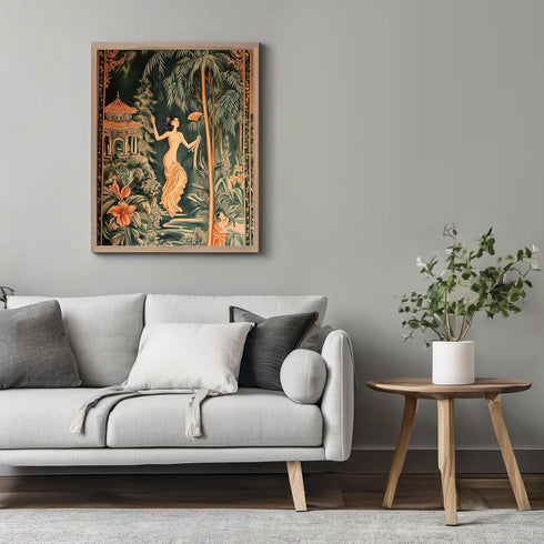 Posterizer 1 pcs-whimsical magical delicate enchanting forest scene 4-Collectibles & Fine Art-Retro Art-Decorations for Bedroom, Office, Living Ro...